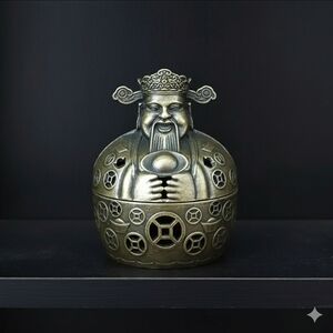 NEW Lucky Star Bronze Incense Burner